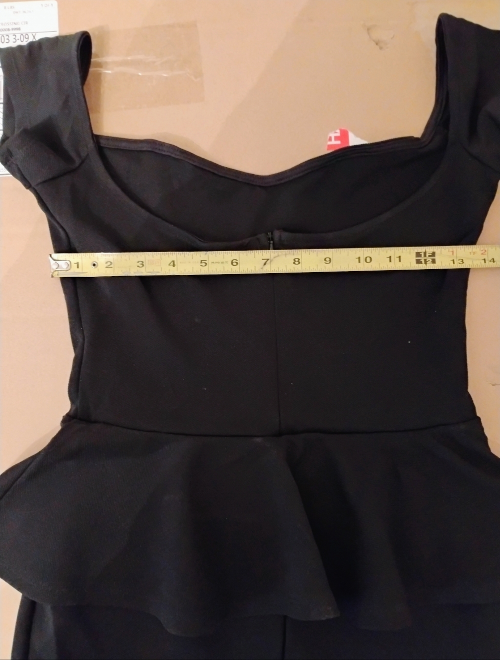 Peplum Maxi Dress With Drop shoulder - Picture 7 of 10